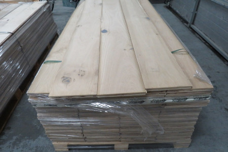 57m² Eikenhouten duo vloer 20/6x235mm