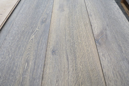62m² Eikenhouten vloer Black to White 15/4x220mm