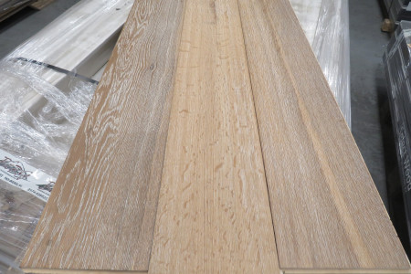 63m² Eikenhouten vloer Antik Oak Smoked White Patina 15/4x189mm