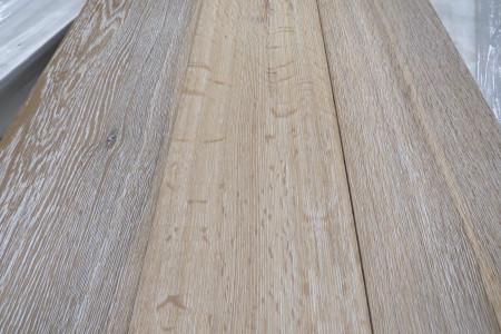 63m² Eikenhouten vloer Antik Oak Smoked White Patina 15/4x189mm